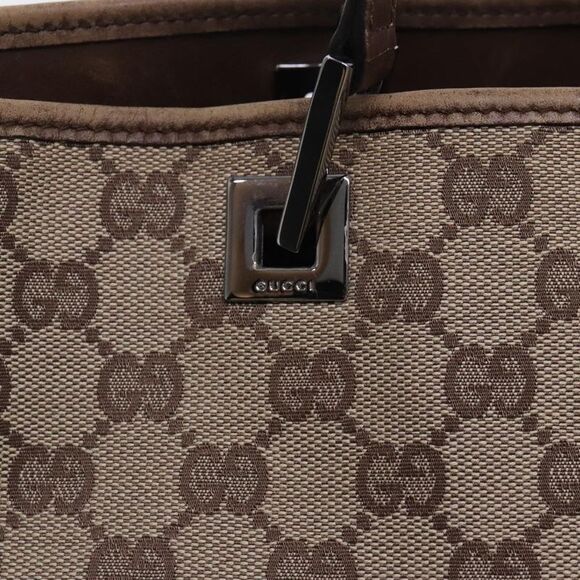 Gucci Beige Canvas Tote Bag (Pre-Owned) - Picture 12 of 16